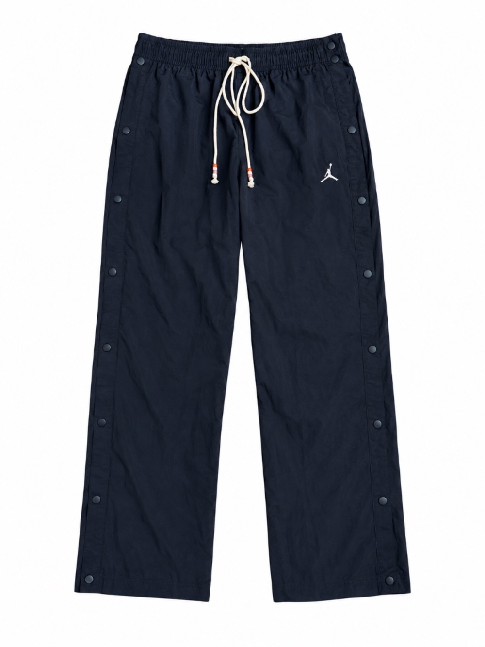 $100 NIKE AIR JORDAN BROOKLYN FESTIVAL NYLON TRACK PANTS BLACK IF1951-010 LARGE
